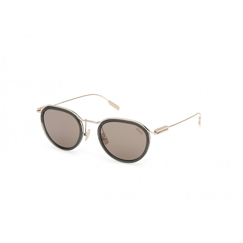 Sunglasses Zegna EZ 0246 96L Shiny Dark Green / 51mm