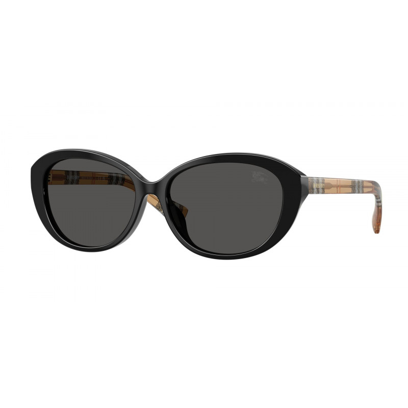 Sunglasses Burberry BE 4507 D 416187 Black / Dark Grey Polyamide Standard 57mm