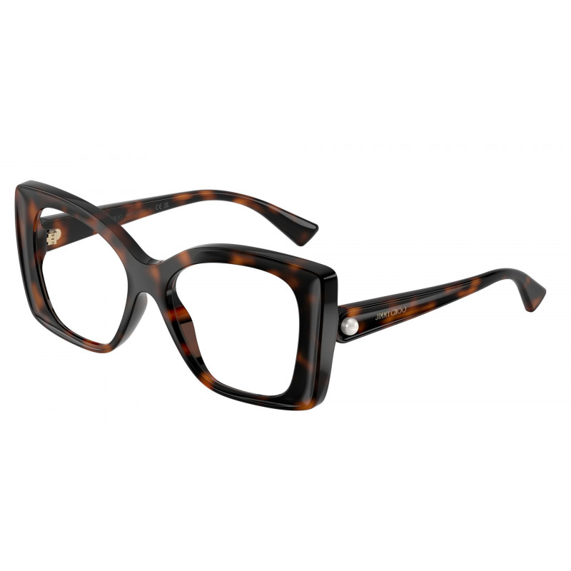 Eyeglasses Jimmy Choo JC 1001 HU 5002 Havana Demo Lens 51mm