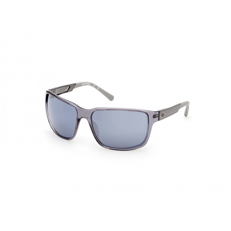 Sunglasses Harley-Davidson HD 00026 20X Shiny Grey / Matte Gunmetal 61mm