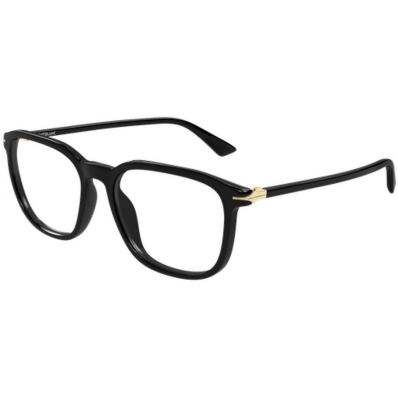 Eyeglasses Montblanc MB 0438 O- 001 Black / Transparent 53mm