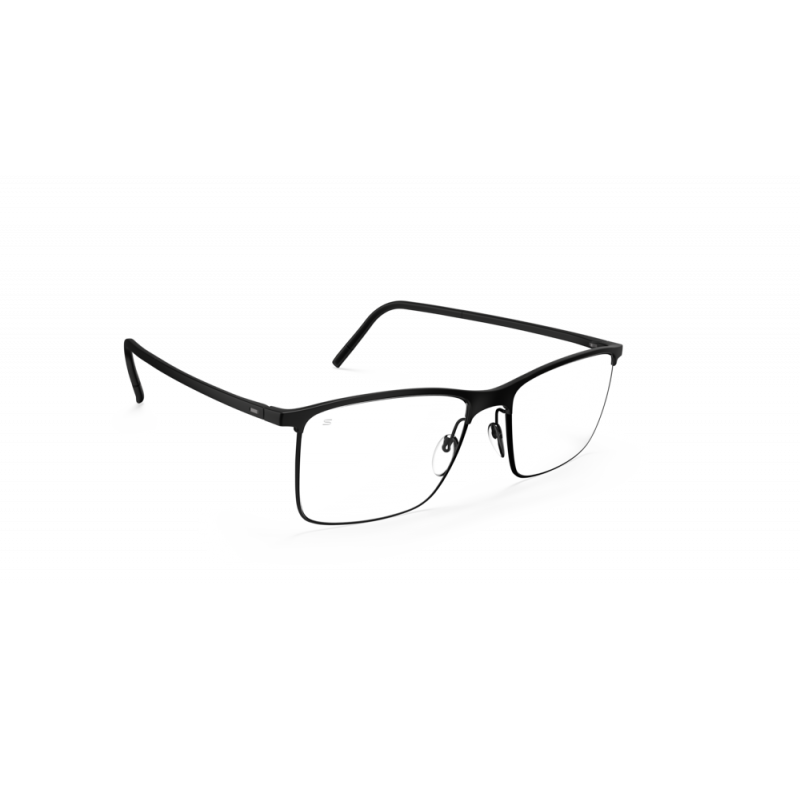 Eyeglasses Silhouette Balanced Fusion 2987 9040 Pure Black 52mm