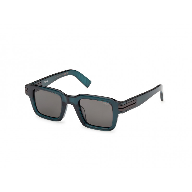 Sunglasses Zegna EZ 0283 96D Shiny Dark Green / 48mm