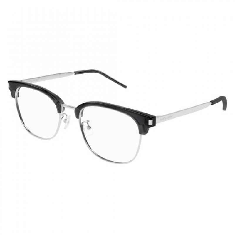 Eyeglasses Saint Laurent SL 649 /F- 004 Grey / Transparent Silver 54mm