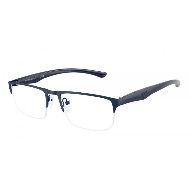 Eyeglasses Emporio Armani EA 1189 3018 Matte Blue Demo Lens 54mm