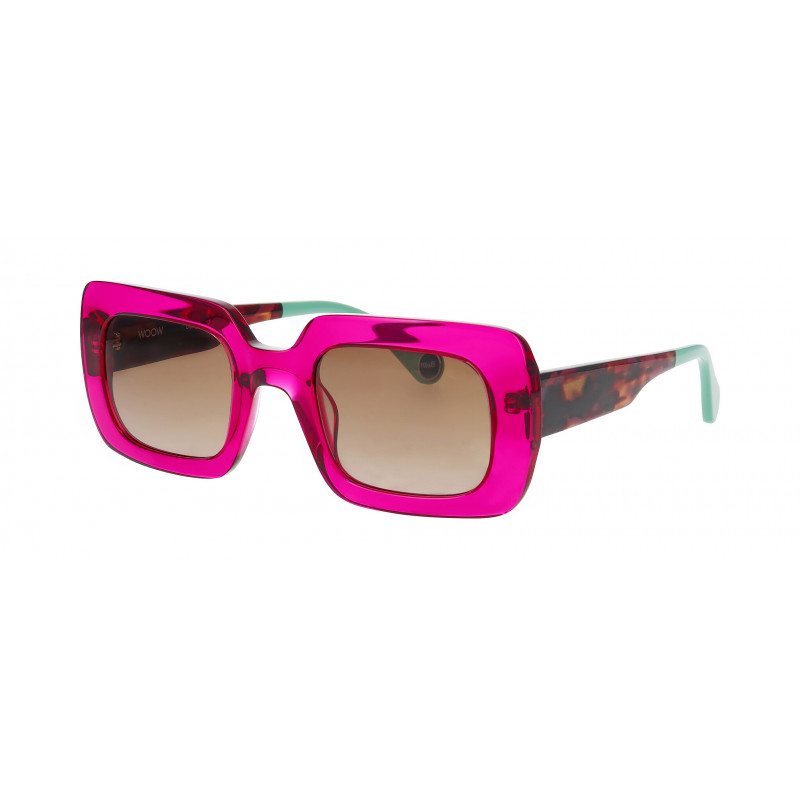 Sunglasses WOOW SUPER BLUFF 1 2707 Fushia Pink Transparent 49mm