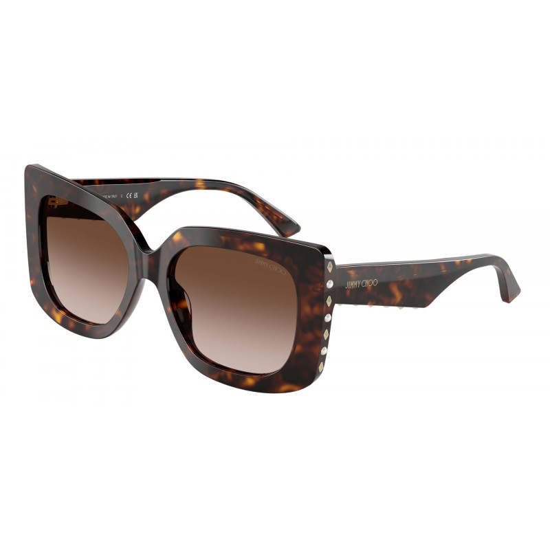 Sunglasses Jimmy Choo JC 5025 HF 500213 Havana / Gradient Brown Polyamide Standard 54mm