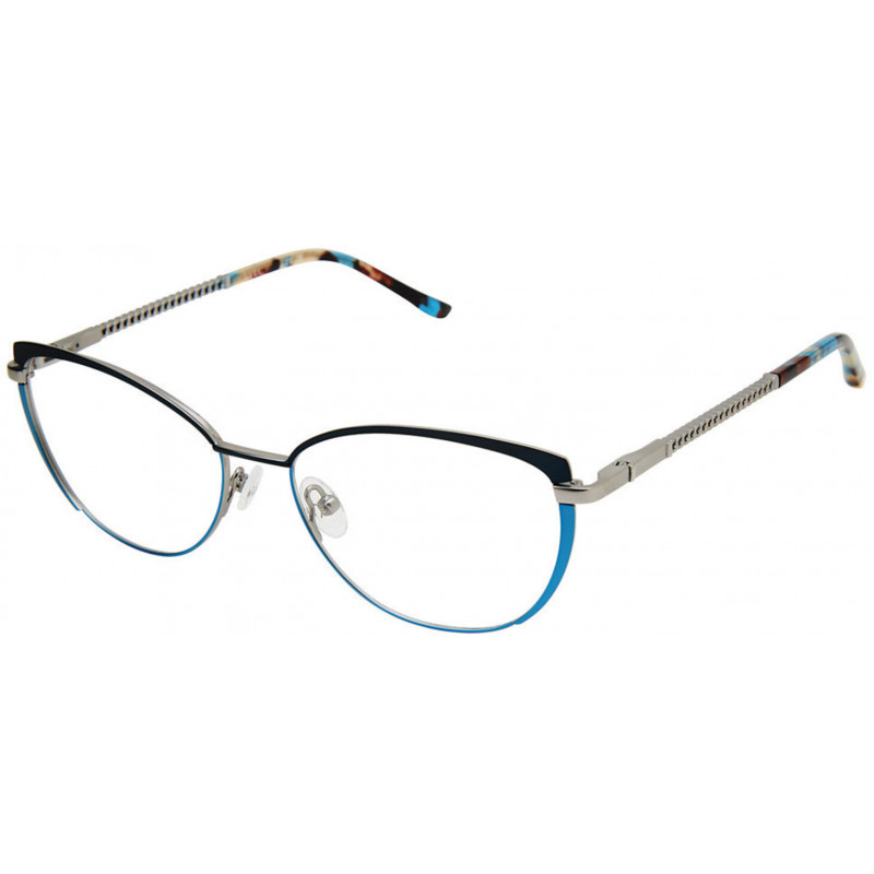 Eyeglasses Nicole Miller MOUETTES C02 Blue/Gun 55mm