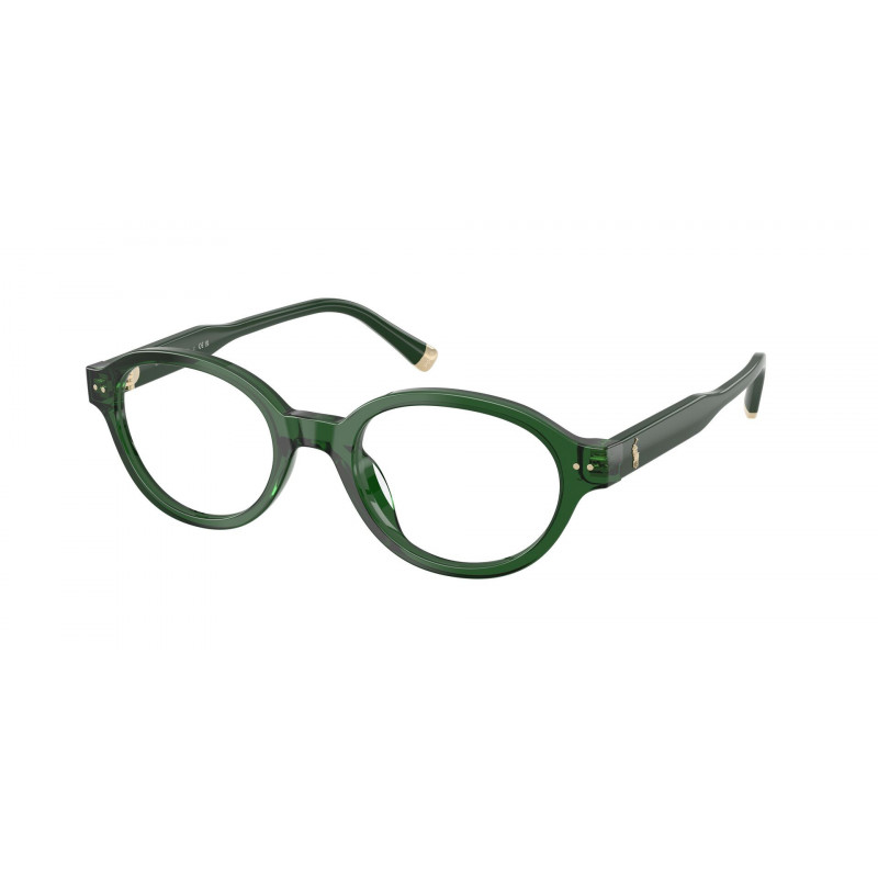 Eyeglasses Polo PH 2305 F 6361 Shiny Transparent Dark Green / Demo 51mm