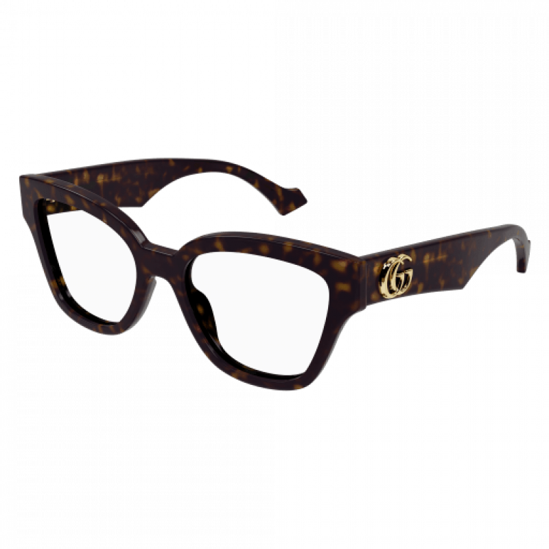 Eyeglasses Gucci GG 1424 O- 006 Havana / Transparent 54mm