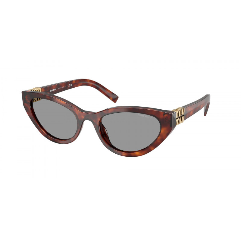 Sunglasses Miu MU A 04 S 21C40O Havana Mahogany / Grey Polyamide Standard 54mm