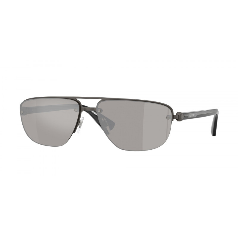 Sunglasses Burberry BE 3164 13166G Matte Grey / Light Mirror Silver Polyamide Standard 62mm