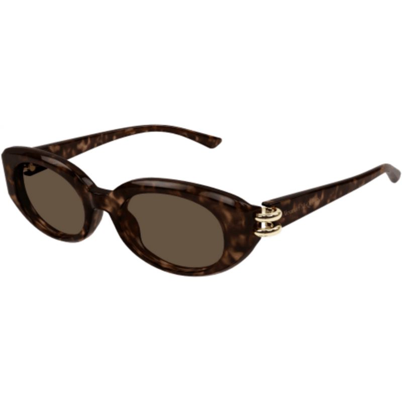 Sunglasses Alexander McQueen AM 0469 S- 002 Havana / Brown 50mm