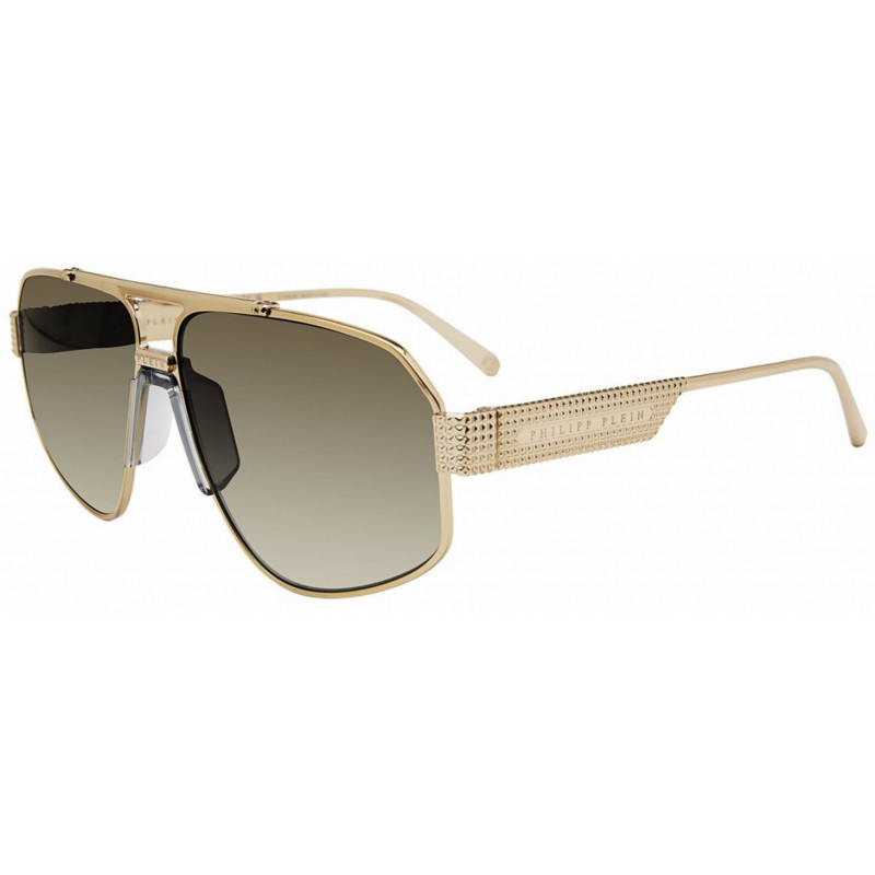 Sunglasses Philipp Plein SPP 106 M 08ff Grey/Gold