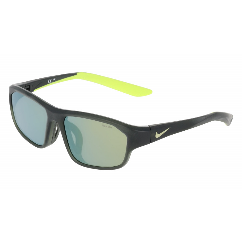 Sunglasses NIKE RABID 22 JR PLAY LB IF 1053 355 Matte Sequoia / Yellow Mirror 51mm