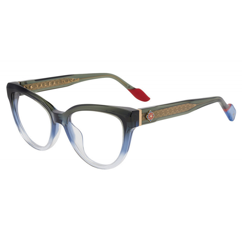 Sunglasses Yalea VYA 222 0c44 Green Grad Azure