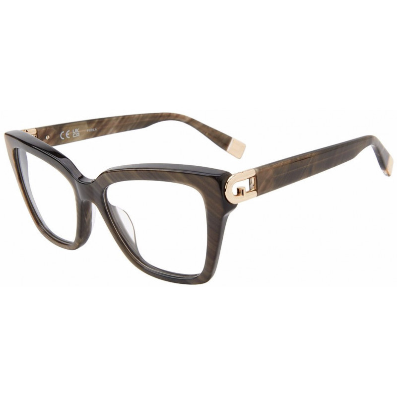 Sunglasses Furla VFU 826 06y4 Shiny Pearly Brown