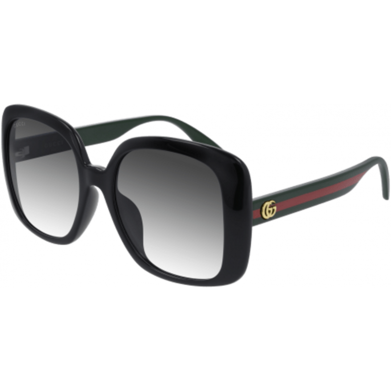 Sunglasses Gucci GG 0714 SA- 001 Black / Grey Green 56mm