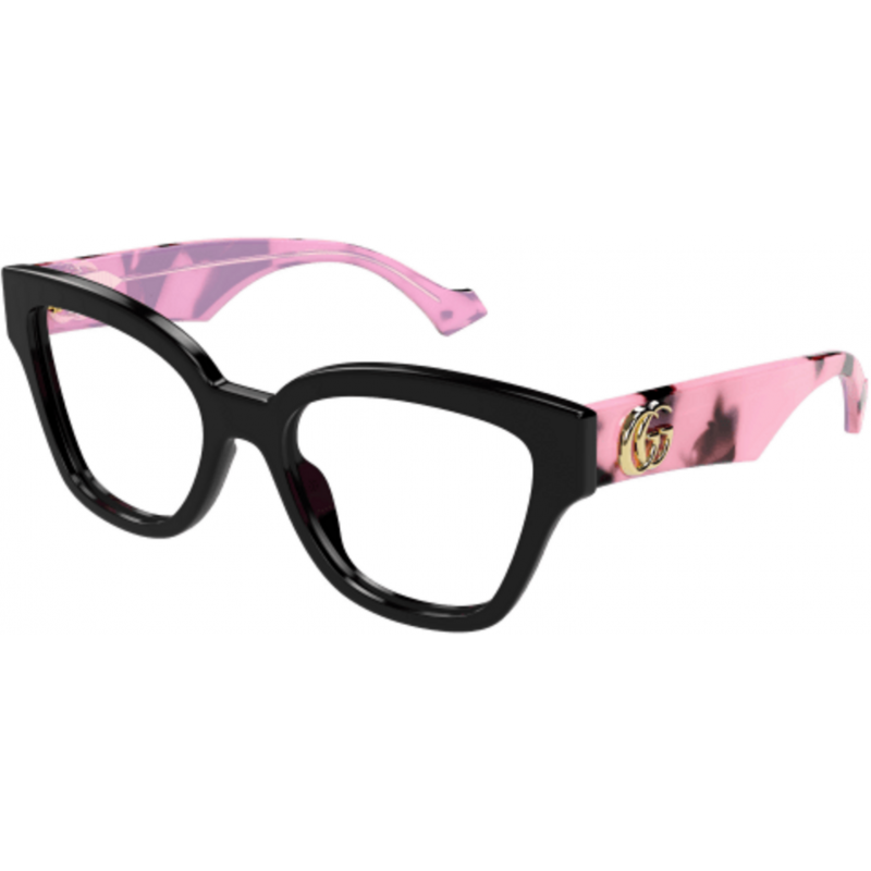 Eyeglasses Gucci GG 1424 O- 012 Black / Transparent Pink 54mm