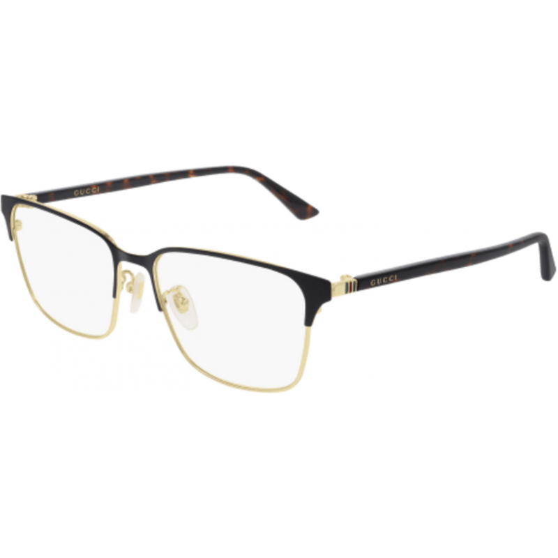 Eyeglasses Gucci GG 0756 OA- 002 Gold / Transparent Havana 56mm