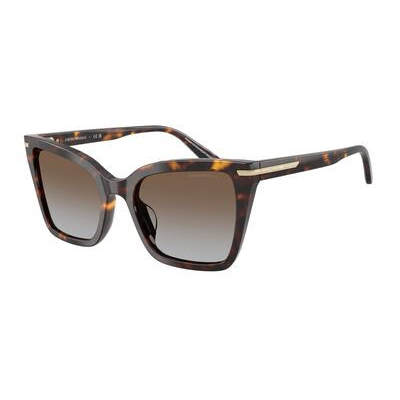 Sunglasses Emporio Armani EA 4273 BU 502689 Shiny Havana / Grey Gradient Brown Polyamide Standard 53mm
