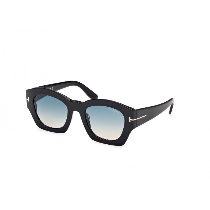 Sunglasses Tom Ford FT 1083 01P Shiny Black / 52mm