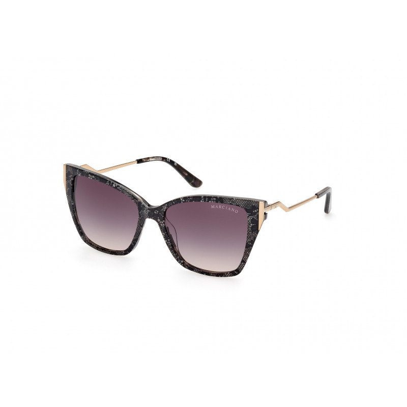Sunglasses Guess By Marciano GM 0833 20B Grey/Havana / Shiny Pale Gold 55mm