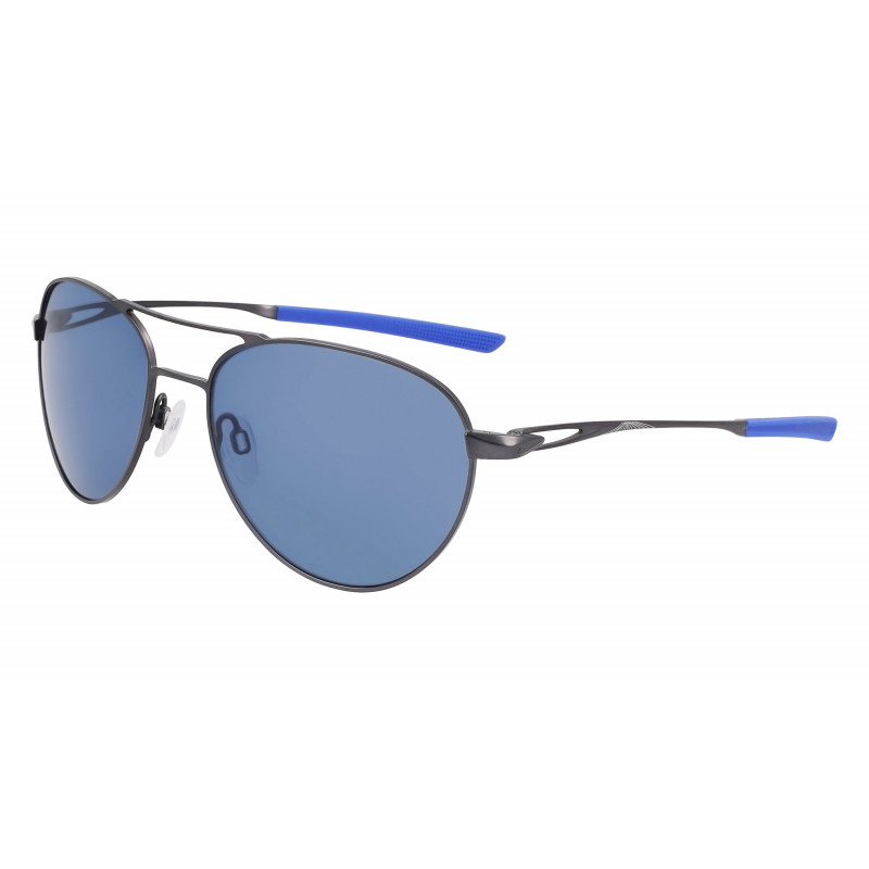Sunglasses NIKE ACE DRIVER I PL EV 24043 993 Satin Gunmetal / Polr Lite Blu