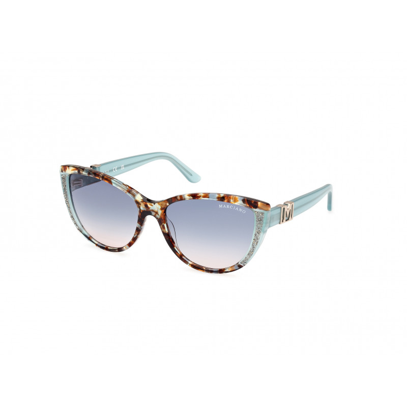 Sunglasses Guess By Marciano GM 00011 89W Turquoise/Havana / Shiny Turquoise 58mm