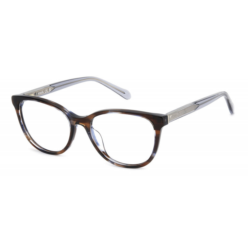 Eyeglasses Fossil FOS 7203 1XN Brown Blue 53mm