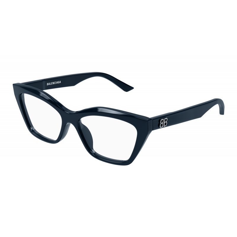 Eyeglasses Balenciaga BB 0342 O- 009 Blue / Transparent 55mm