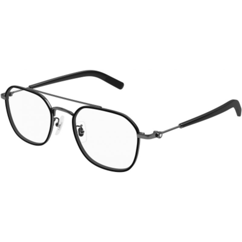 Eyeglasses Montblanc MB 0391 OA- 002 Gunmetal / Transparent 51mm