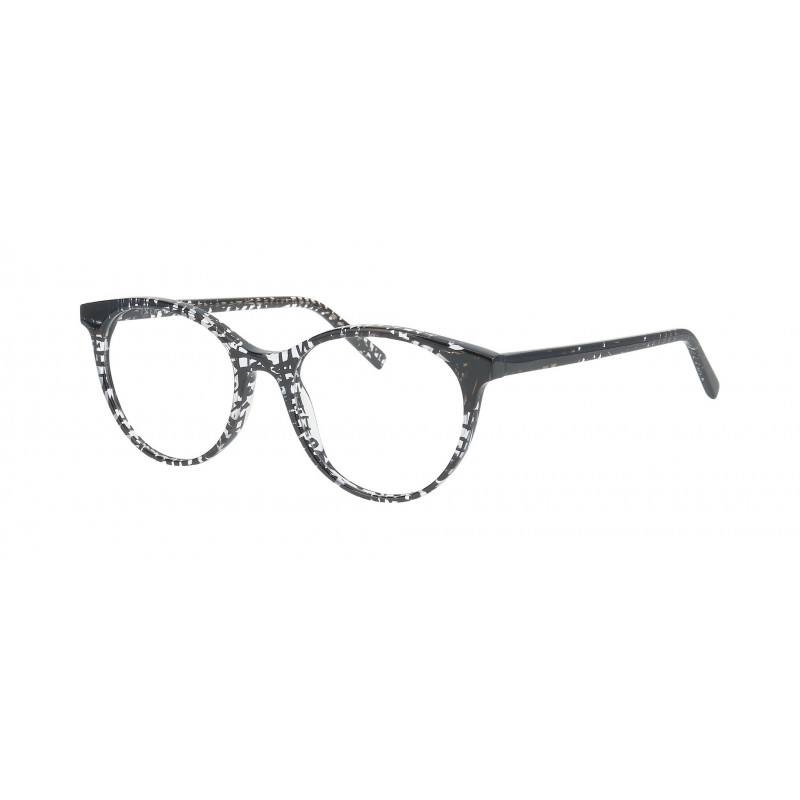 Eyeglasses Inface WAVY 6034 Black Dark Demi 52mm