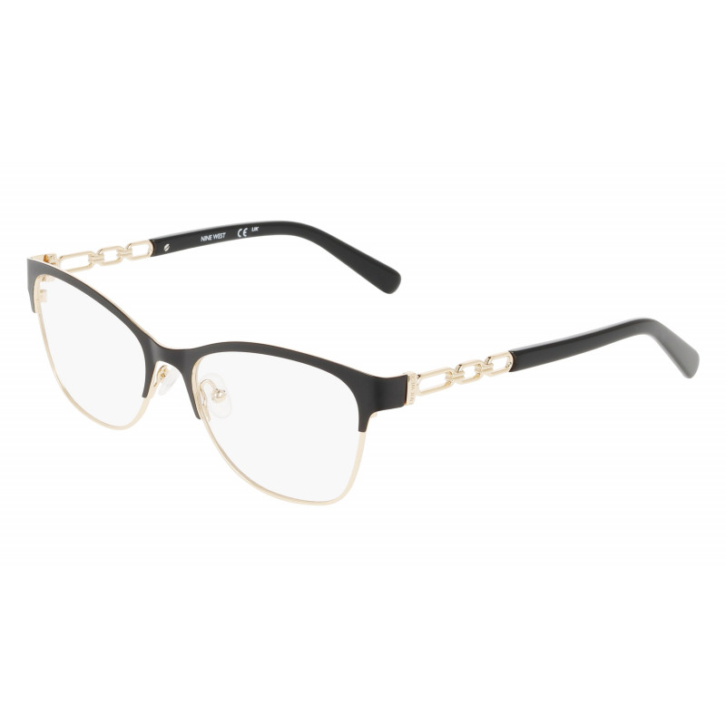 Eyeglasses NINE WEST NW 8024 N 001 Satin Black/Gold 53mm