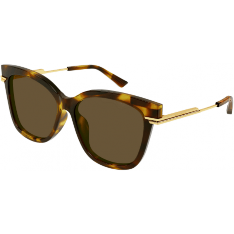 Sunglasses Bottega Veneta BV 1296 SA- 002 Havana / Brown Gold 57mm