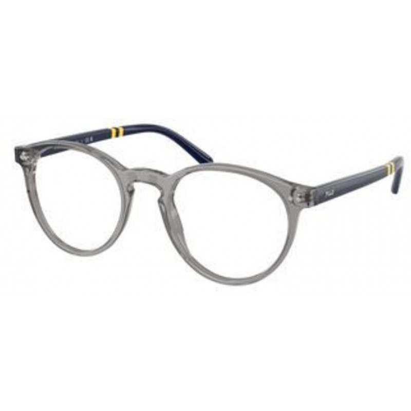 Eyeglasses Polo PH 2297 6318 Shiny Transparent Grey / Demo Lens 48mm