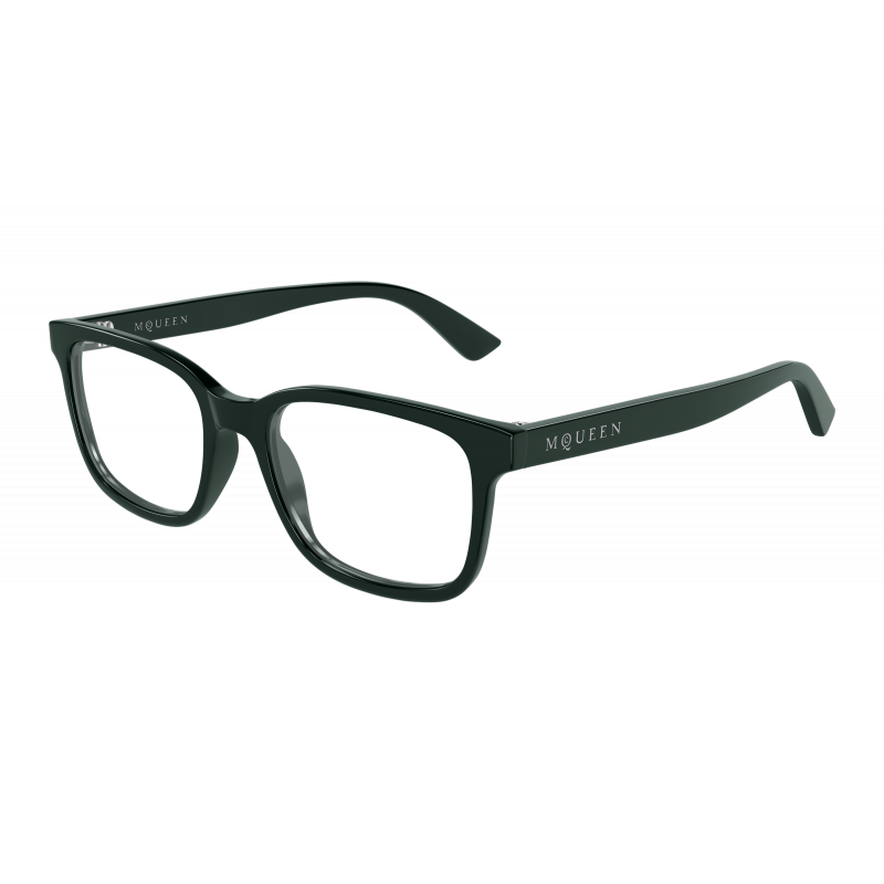 Eyeglasses Alexander McQueen AM 0541 O- 009 Green / Transparent 54mm