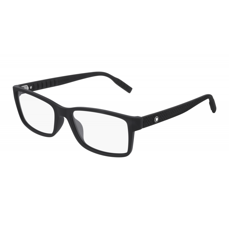 Eyeglasses Montblanc MB 0066 O- 001 Black / Transparent 56mm