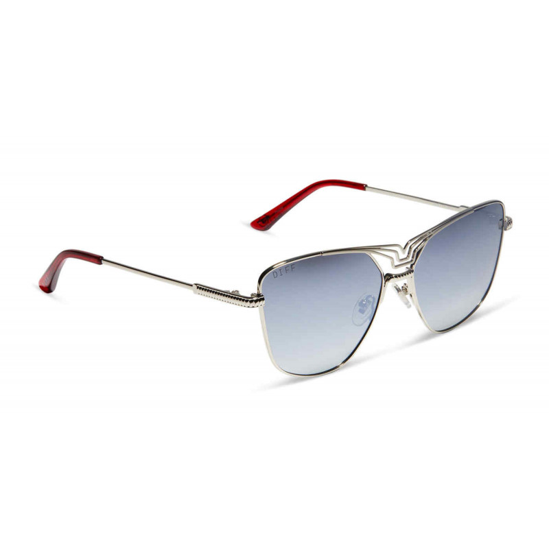 Sunglasses Diff SDFTHOR 0gre Grey Grad Silver 58mm