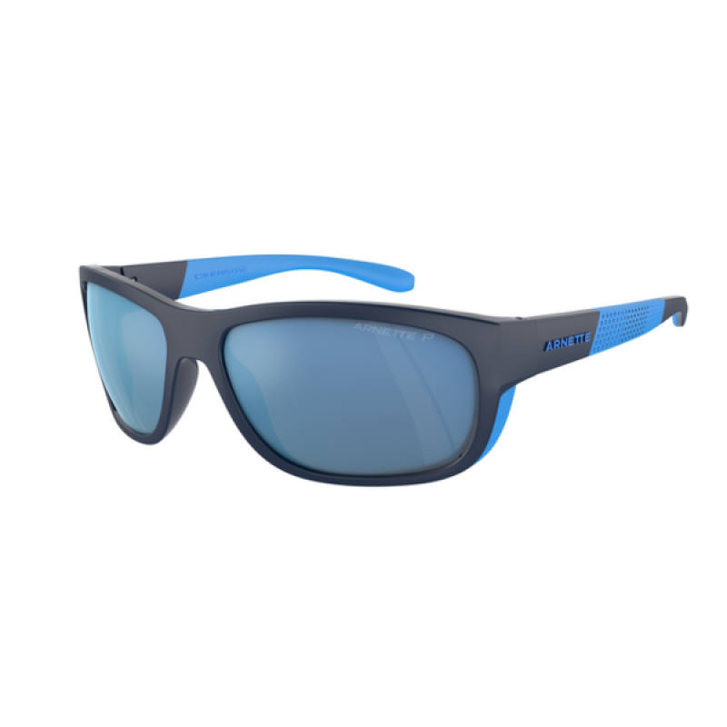 Sunglasses Arnette AN 4337 275422 Dk Blue/Lt Blue Matte/Shiny / Dark Grey Mirror Water Polar Policarbonate Polarized 63mm