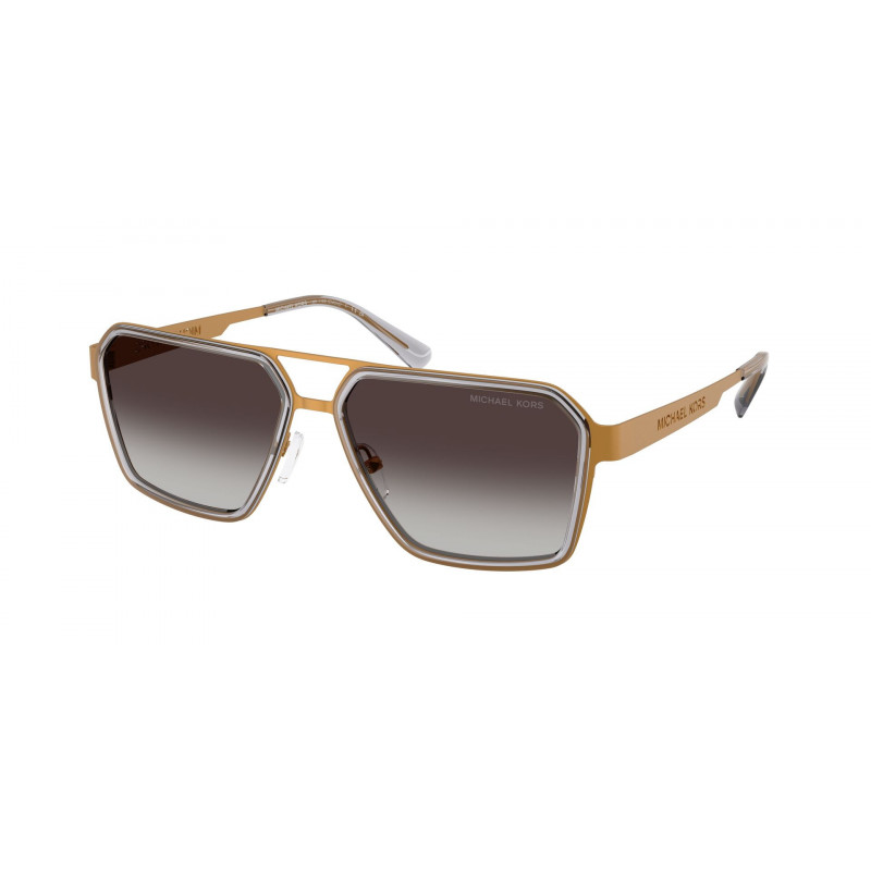 Sunglasses Michael Kors MK 1188 19088G Yellow Gold Matte / Grey Gradient Polyamide Standard 57mm