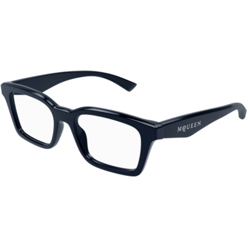 Eyeglasses Alexander McQueen AM 0476 O- 003 Blue / Transparent 53mm