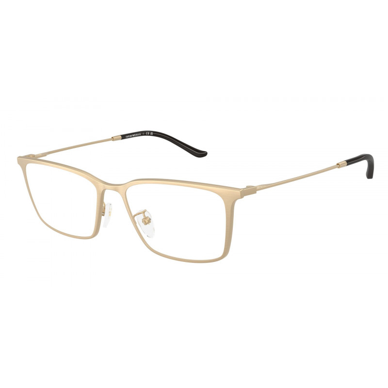 Eyeglasses Emporio Armani EA 1173 D 3403 Matte Brushed Pale Gold / Demo Lens 55mm