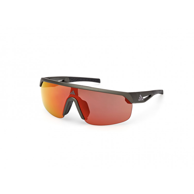 Sunglasses Adidas Sport SP 0109 97L Matte Dark Green / Green/Monocolor