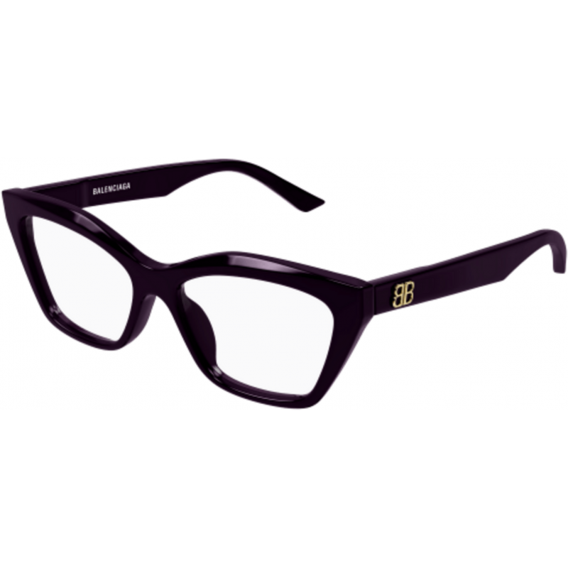 Eyeglasses Balenciaga BB 0342 O- 007 Violet / Transparent 55mm