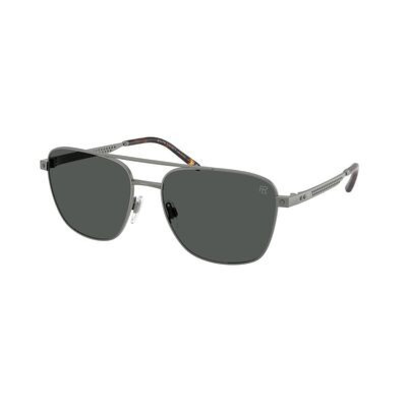 Sunglasses Ralph Lauren RL 7091 947987 Semi Shiny Dark Gun Metal / Grey Policarbonate Standard 58mm