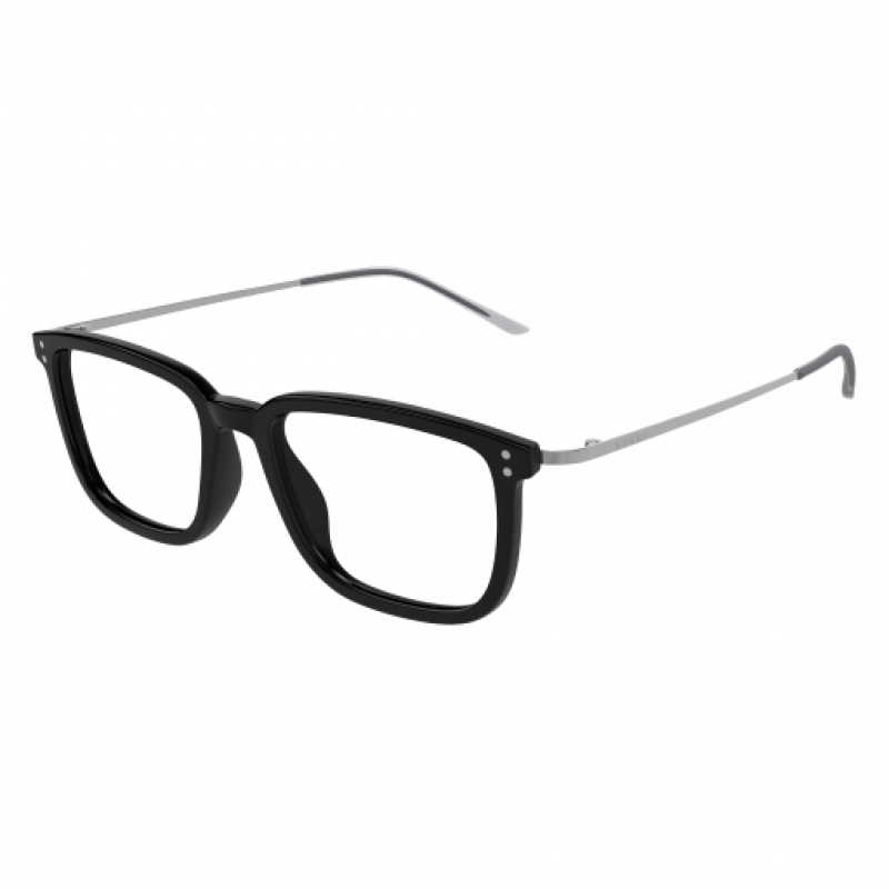 Eyeglasses Gucci GG 1709 O- 005 Black / Transparent Silver 53mm