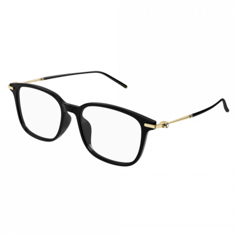 Eyeglasses Montblanc MB 0413 OA- 002 Black / Transparent Gold 54mm