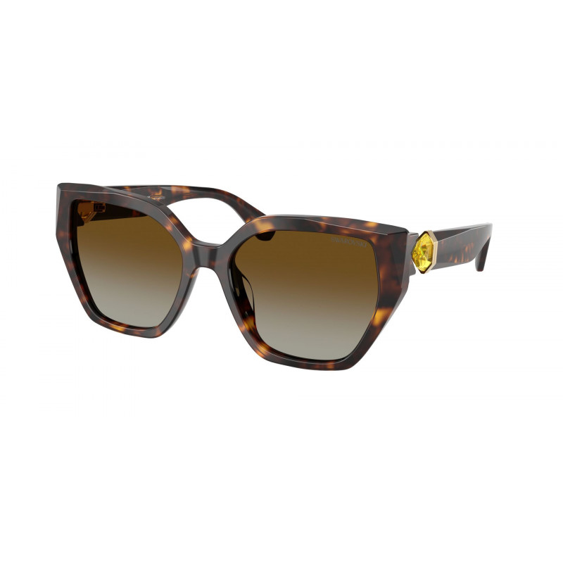 Sunglasses Swarovski SK 6044 U 1002T5 Havana / Brown Gradient Polar Cr39 Polarized 56mm