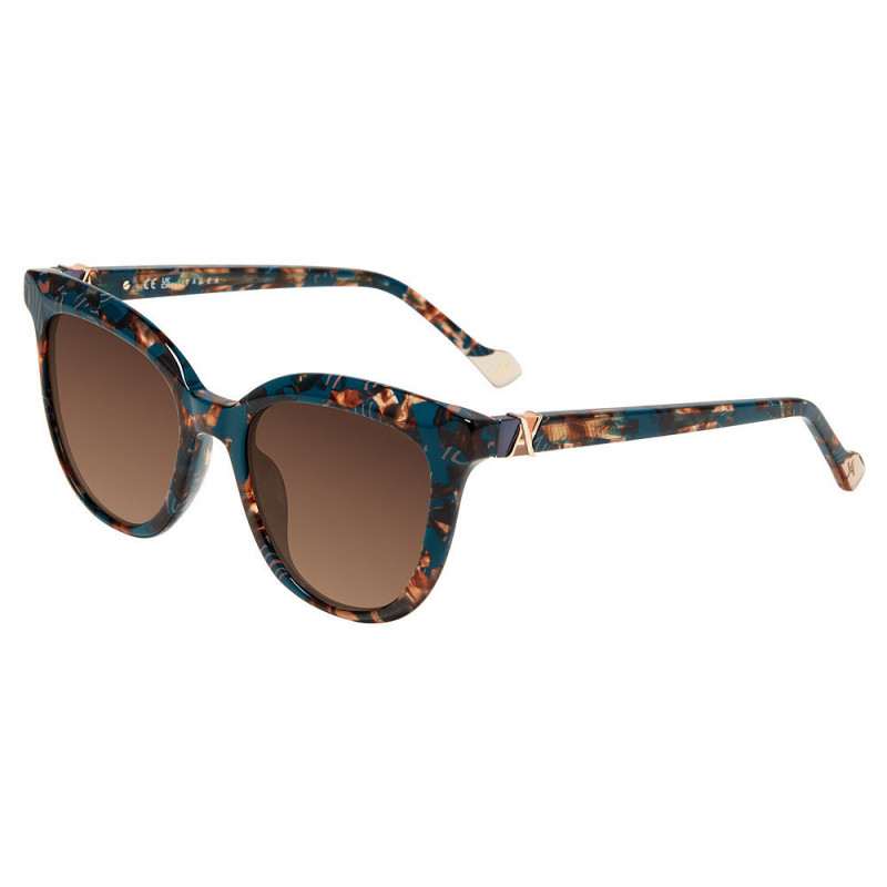 Sunglasses Yalea SYA 244 0ua2 Brown/Turquoise Fantasy 53mm